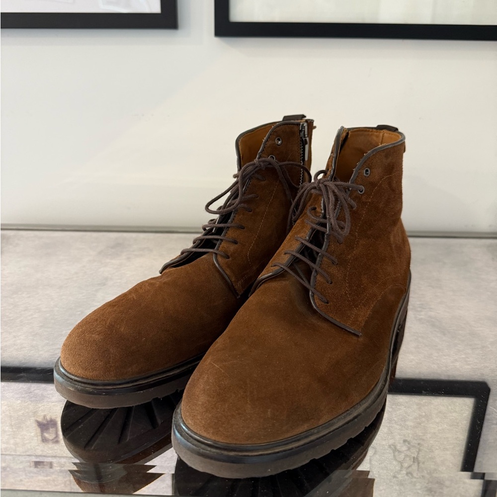 Good Man Brand Brown Suede Boot - Size 10.5